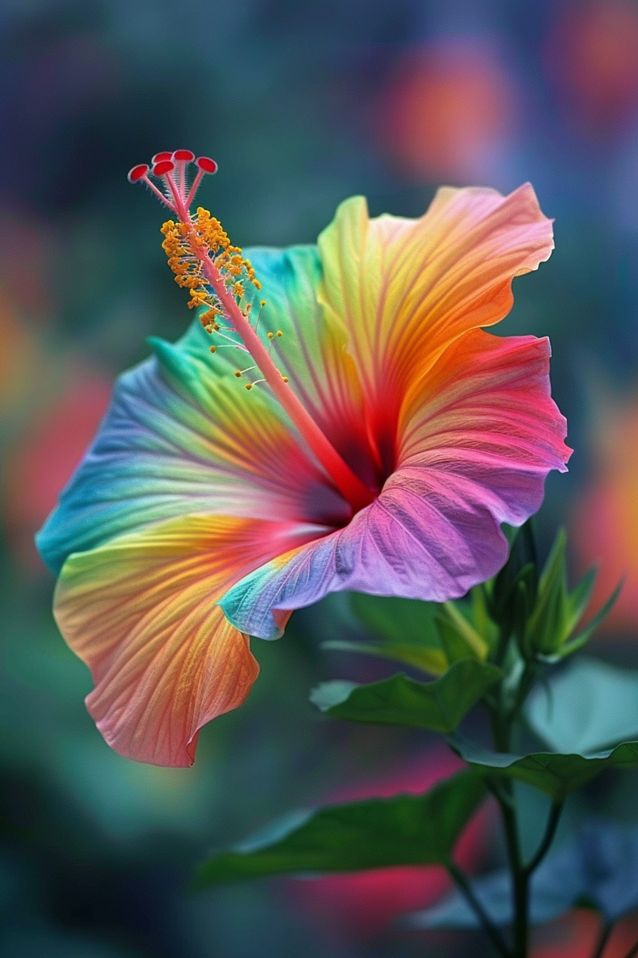 Rainbow Hibiscus Plant