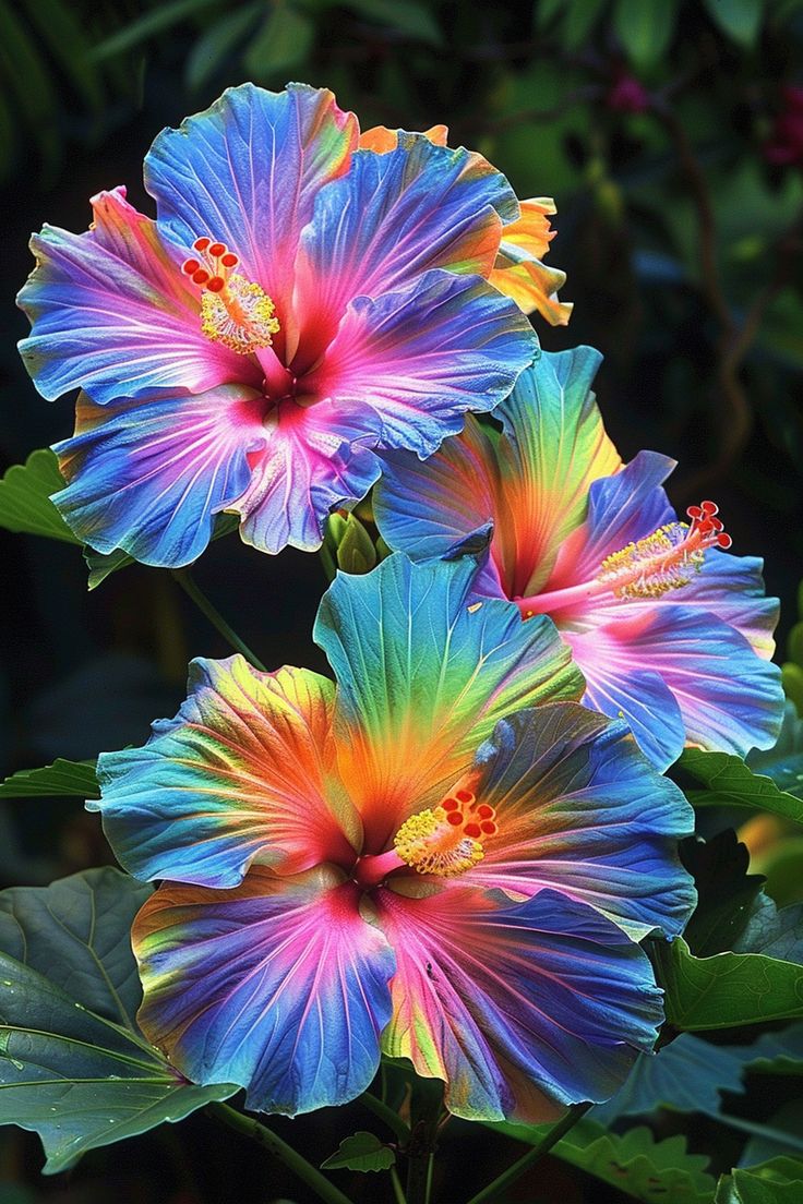 Rainbow Hibiscus Plant